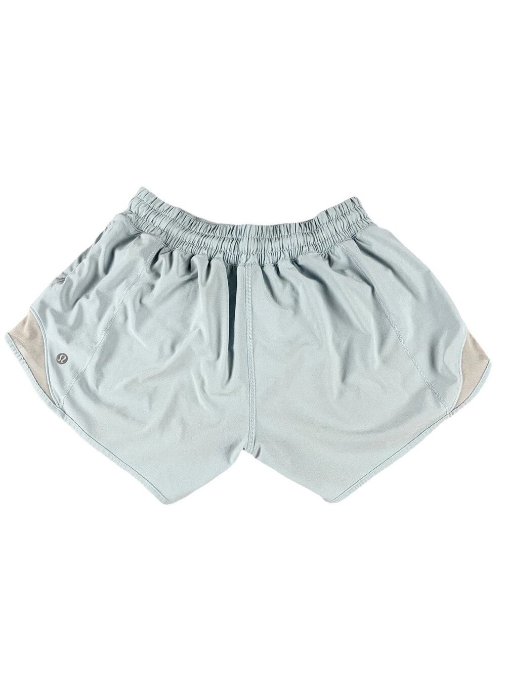 Lululemon Hotty Hot Low Rise Lined Short 4” Blue size 6 W7AWBT